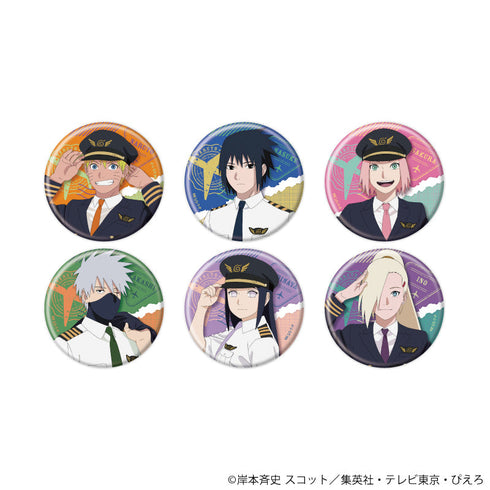 『NARUTO-ナルト- 疾風伝』缶バッジ16/パイロットver. コンプリートセット(全6種)(描き下ろしイラスト)